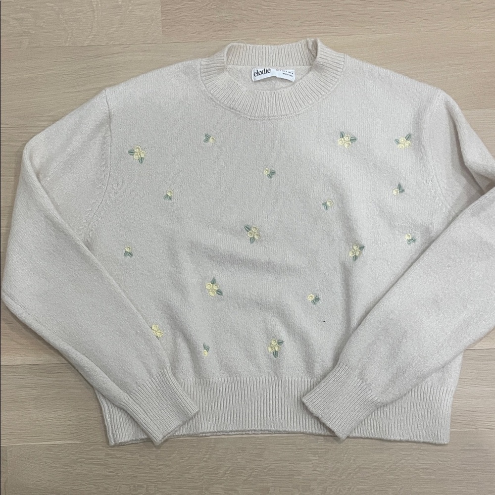 Elodie Women’s Sweater Cozy Knit Pullover Casual Top